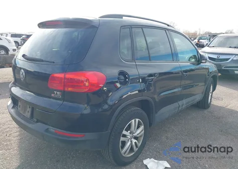 2016 Volkswagen Tiguan S из США, поврежденный, VIN WVGBV7AX7GW582700